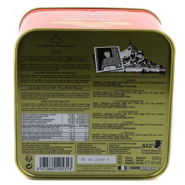 3472860405313 - La Mère Poulard - Sablés pur beurre