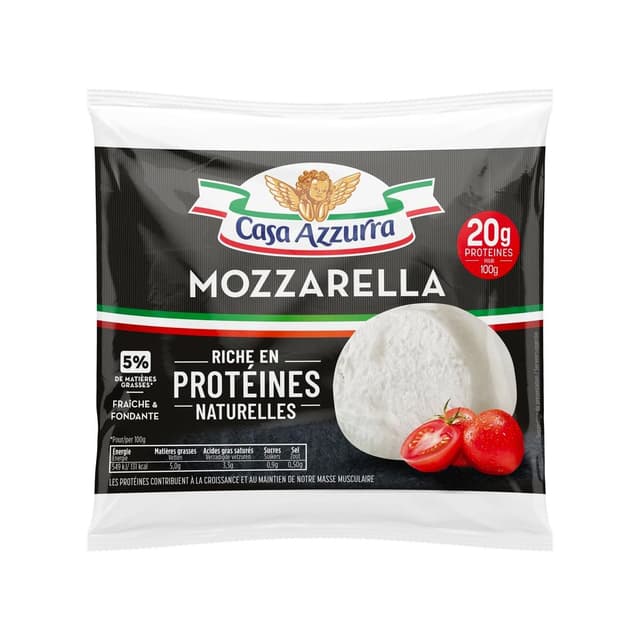 3760056266313 - Casa Azzurra - Mozzarella 5% mg riche en protéines