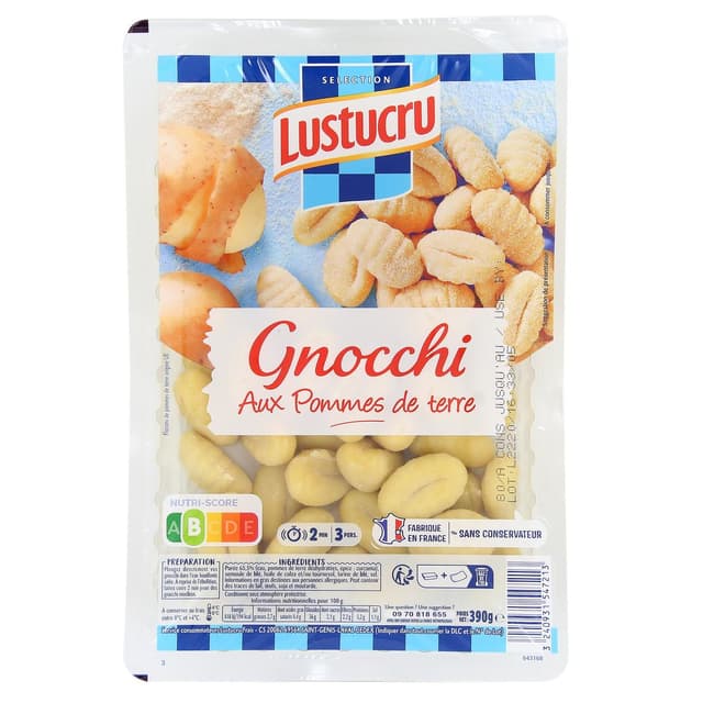 3240931547213 - Lustucru - Gnocchi aux Pommes de Terre