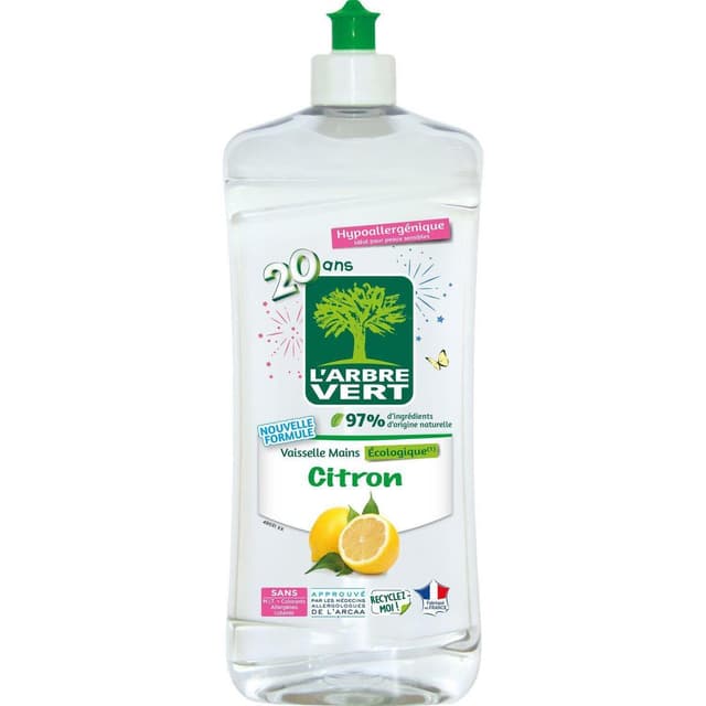 3450601047213 - L'arbre Vert - Liquide vaisselle citron