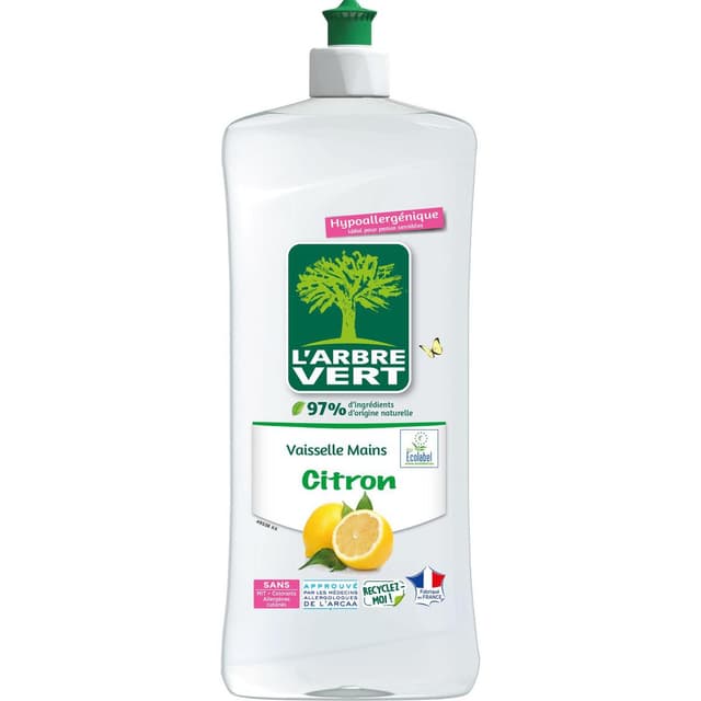 3450601047213 - L'arbre Vert - Liquide vaisselle citron