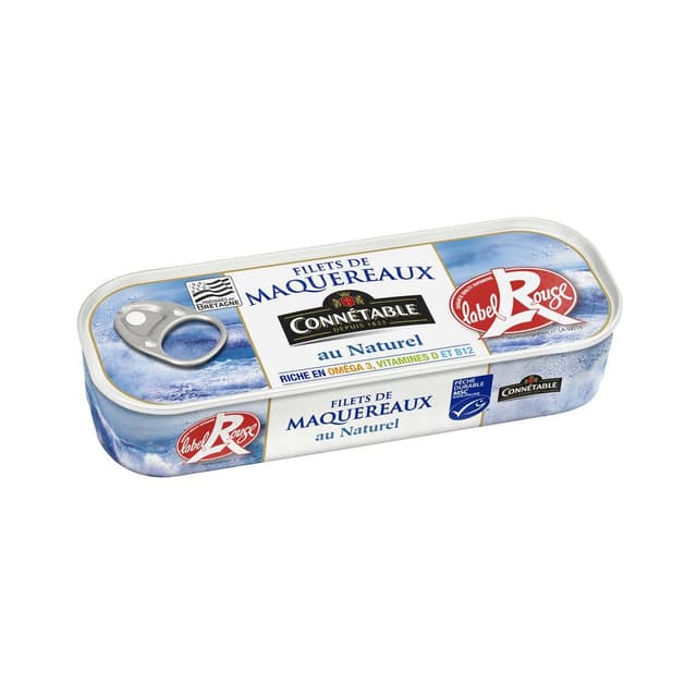 3263670297713 - Connetable - Filet de Maquereaux au naturel Label Rouge MSC