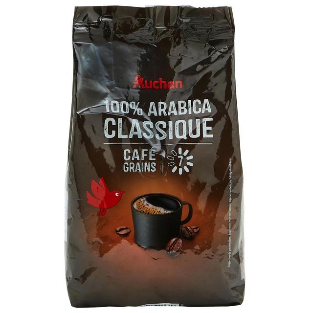 3245678168813 - Auchan - Café en grain 100% Arabica