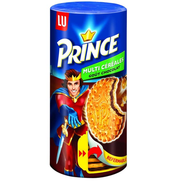 7622210449313 - Prince - Biscuit Multi-Céréales Fourré au Chocolat au Blé Complet