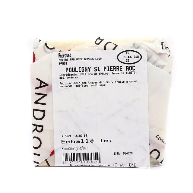 2140219000014 - Androuet, Maître Fromager - Pouligny Saint Pierre AOP - Lait de chèvre cru