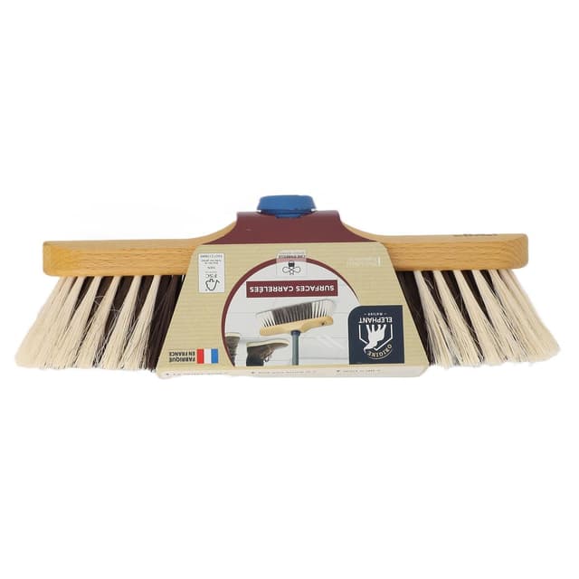 3543534970014 - Elephant - Balai droit intérieur crin et bois - Origine