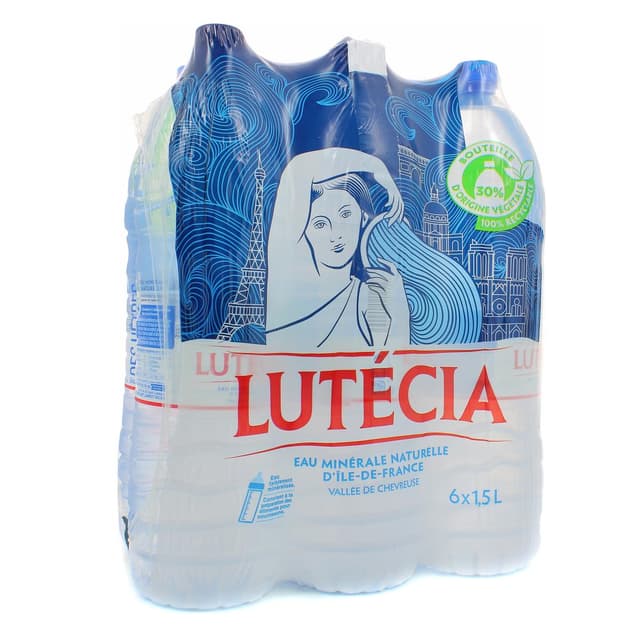  - Lutécia - Eau minérale naturelle plate d'Île-de-France