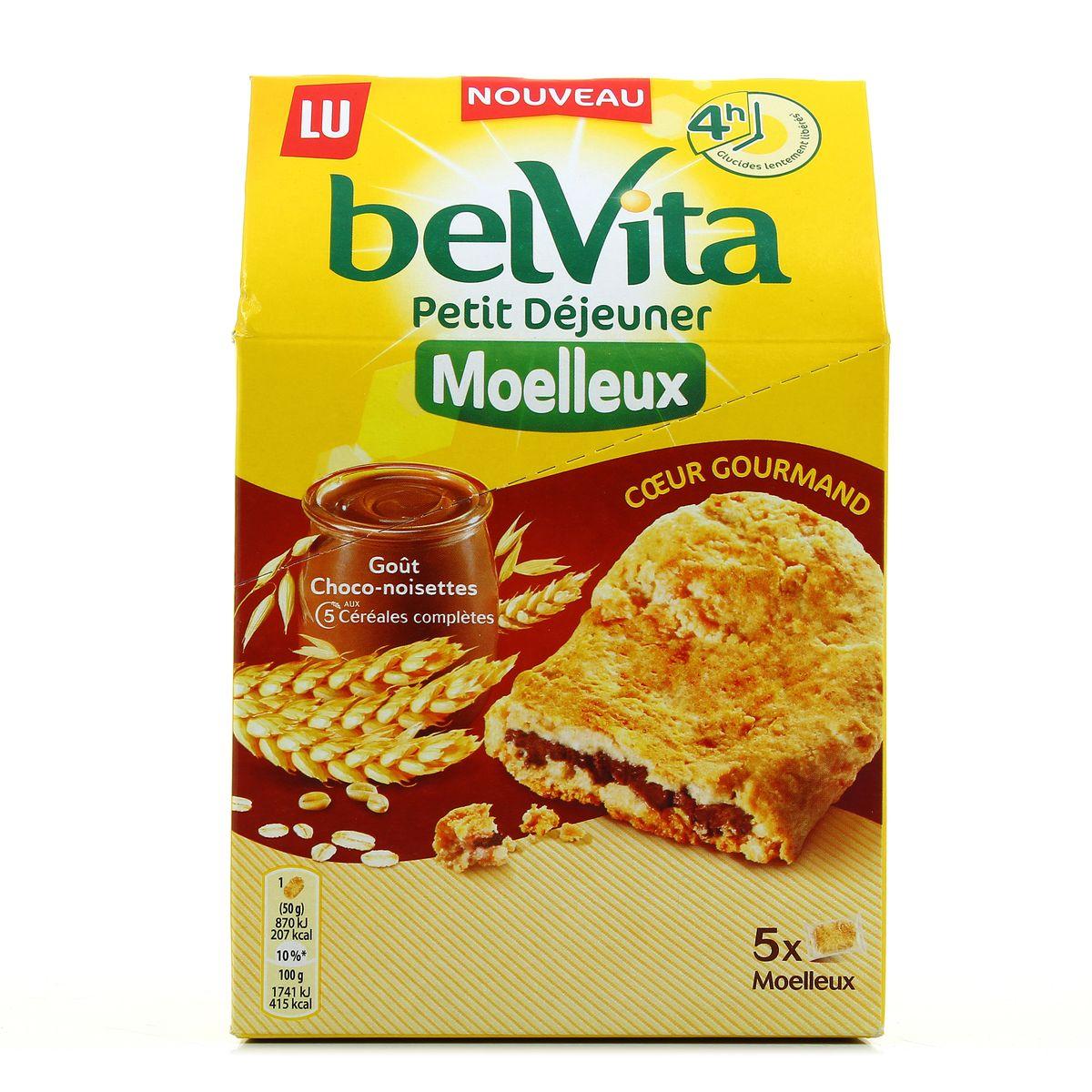 7622210770714 - Belvita - Biscuits petit déjeuner moelleux goût choco-noisettes