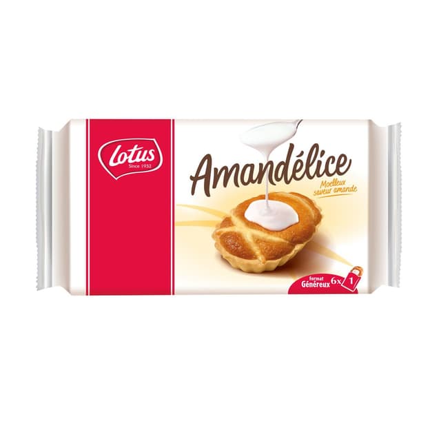 5410126100914 - Lotus - Amandélice Moelleux saveur amande, Cake au amande