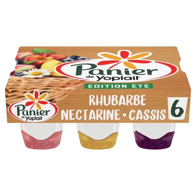 3329770061514 - Panier de Yoplait - Yaourt nature sur lit de fruits
