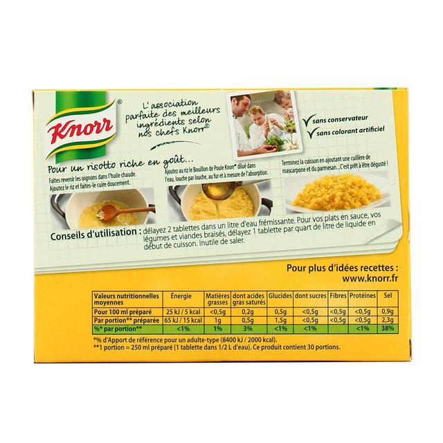 3011360031914 - Knorr - Bouillon Cube Poule - 15 Cubes
