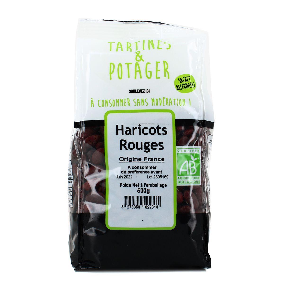 Tartines Et Potager - Haricots rouges bio origine France