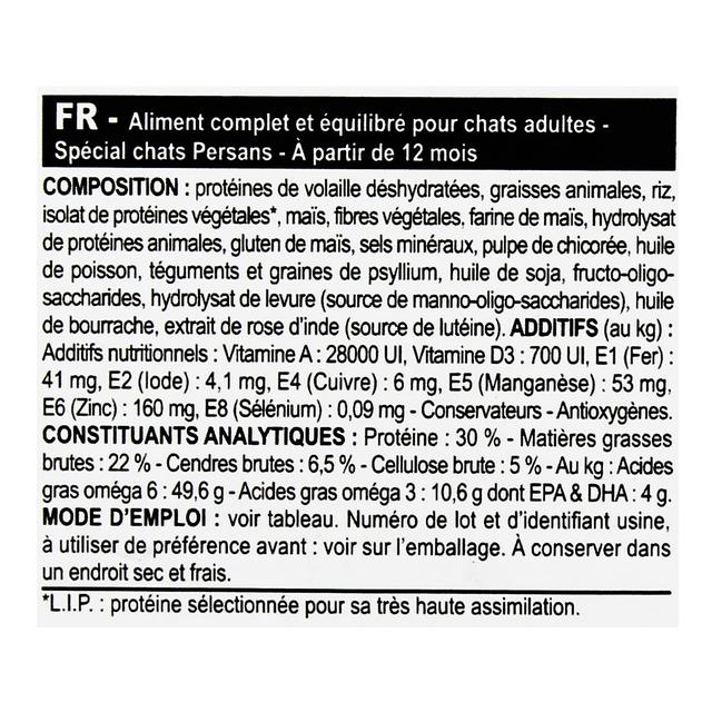 3182550702614 - Royal Canin - Croquettes sur mesure Santé du Pelage Long pour Chat Persan Adulte