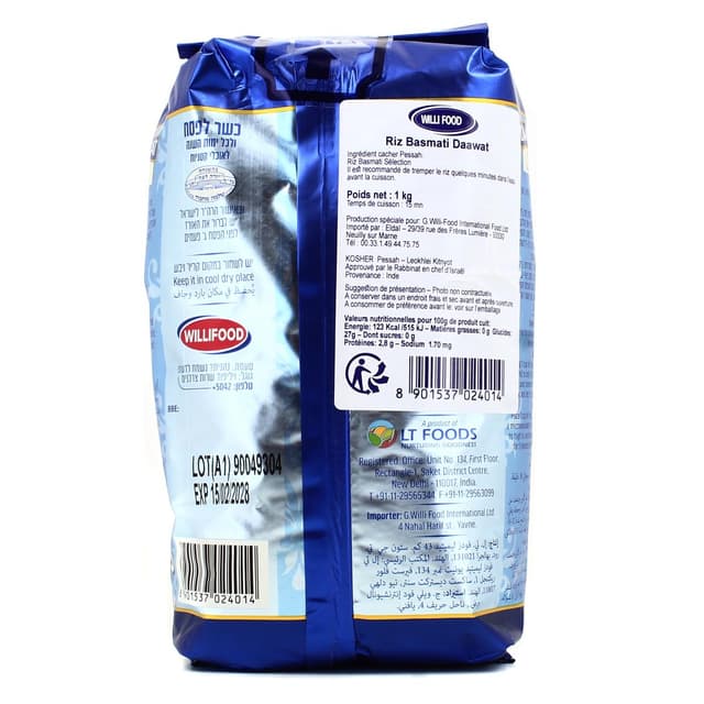 8901537024014 - Daawat - Riz basmati