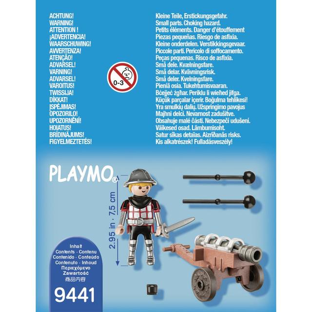 4008789094414 - PLAYMOBIL® Spécial Plus - Chevalier avec canon