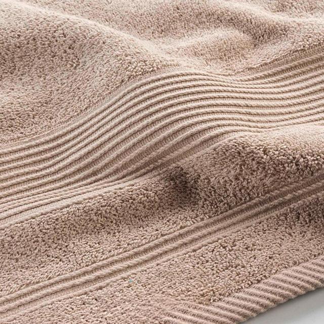 3574388015514 - Douceur D Interieur - Drap de bain eponge unie tendre Taupe