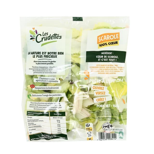 3061430008414 - Les crudettes - Salade Scarole