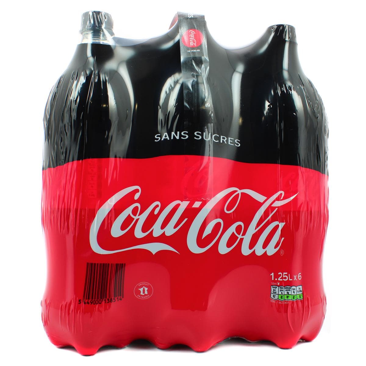 Coca Zero Lot De 72 Boîtes De Coca Sans Sucre - 330 Ml - Boisson Italienne  Sans Alcool Coca Cola Zero, image size:1200x1200