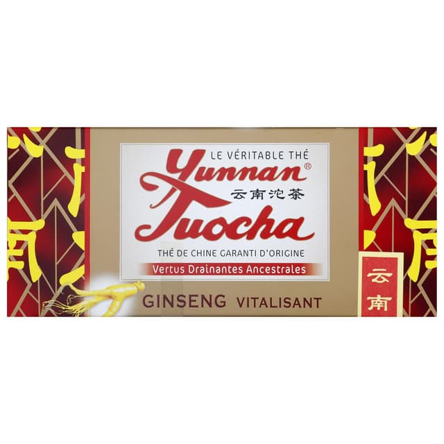 3229820109114 - TuoCha - Thé noir du Yunnan au ginseng