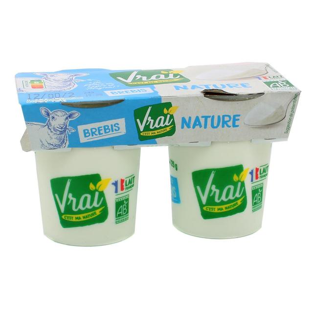 3273220540015 - Vrai - Yaourt au Lait de Brebis Nature bio