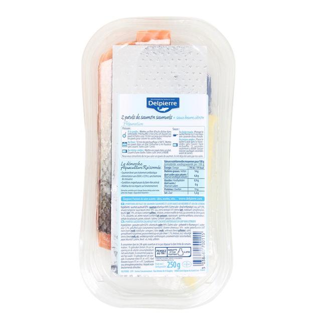 3038680700115 - Delpierre - Pavés de Saumon et sa Sauce Beurre Citron