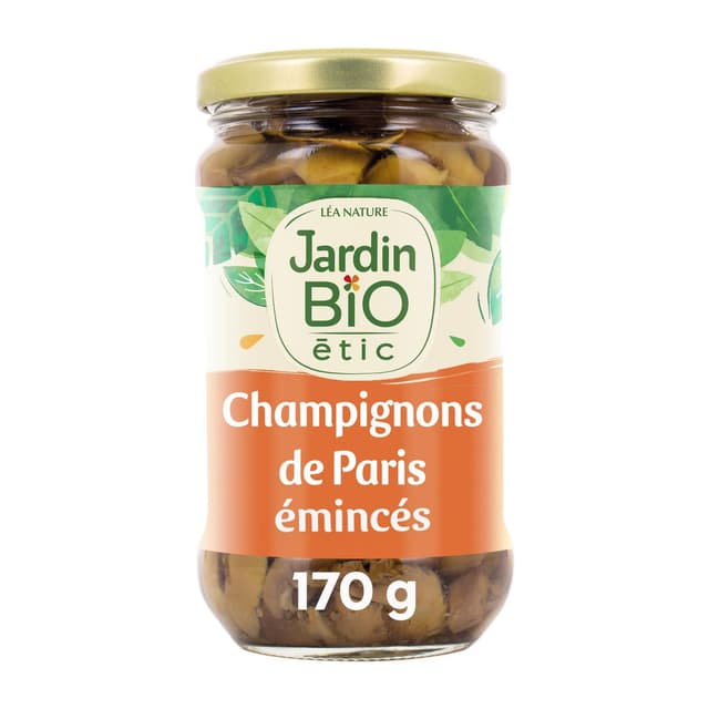 3760020500115 - Jardin Bio Etic - Champignons de Paris émincés Bio