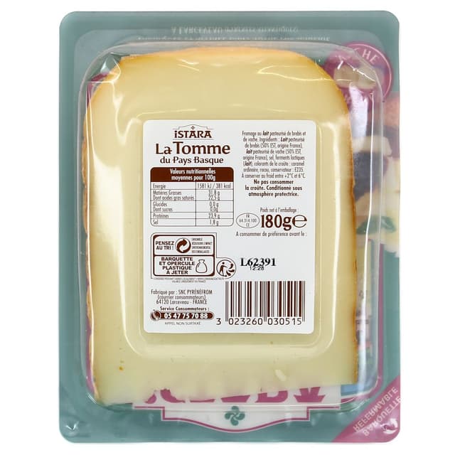 3023260030515 - Istara - La Tomme du Pays Basque