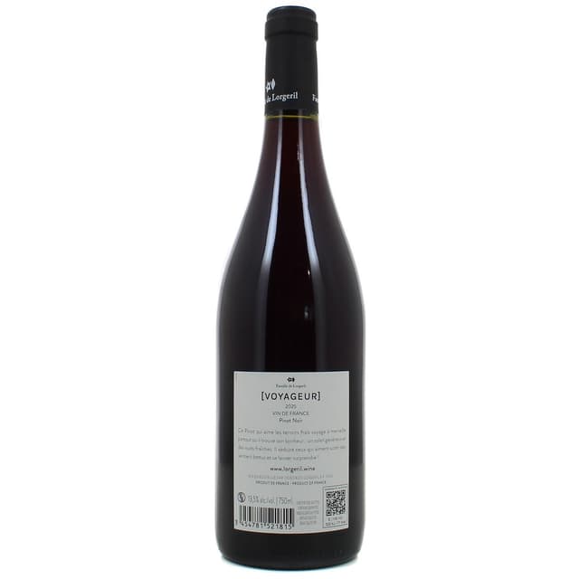 3454781521815 - Vin De France rouge - Voyageur Pinot Noir