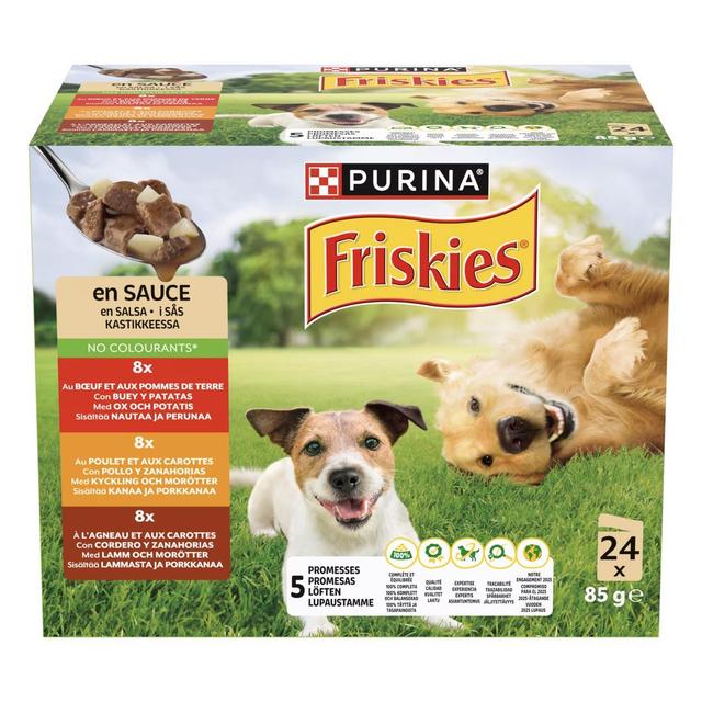 8445290852915 - Purina - Friskies - Sachets en Sauce Viande et Légumes pour chien adulte