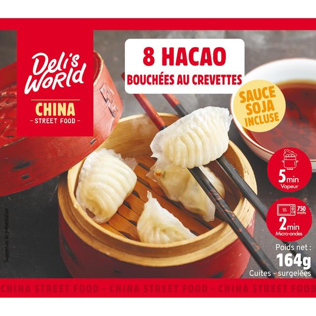 3760184013315 - Déli's World - Bouchées vapeur aux crevettes (Hacao)