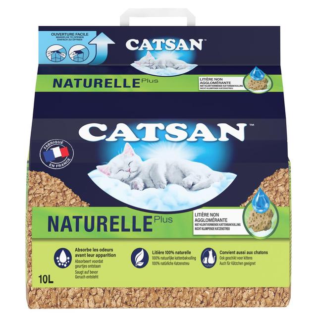 4008429594915 - Catsan - Litière Végétale non agglomérante Naturelle Plus pour chat