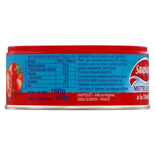 3165950036015 - Saupiquet - Miettes de Thon à la Tomate