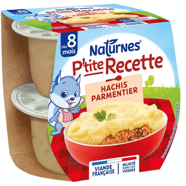 7613035856615 - Naturnes® - P'tite Recette - Hachis Parmentier Bol Bébé Dès 8 mois