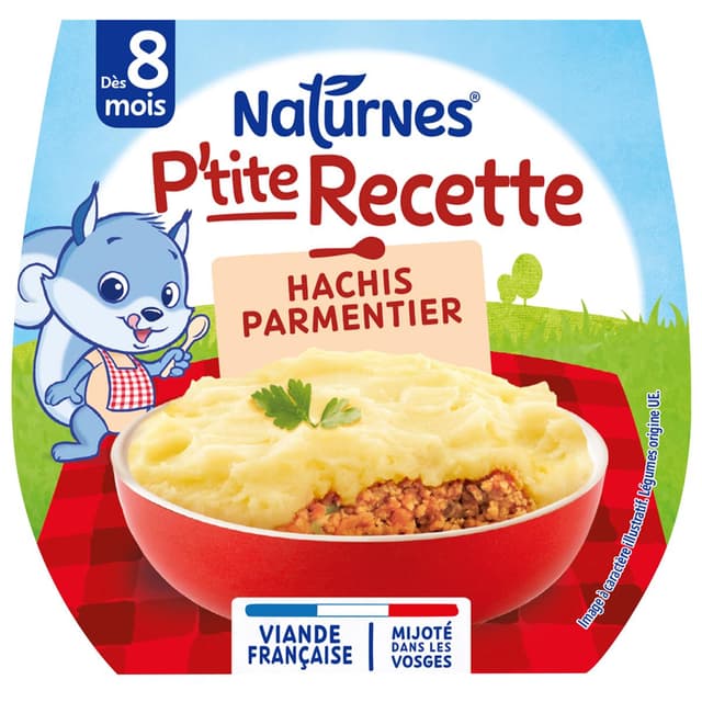 7613035856615 - Naturnes® - P'tite Recette - Hachis Parmentier Bol Bébé Dès 8 mois