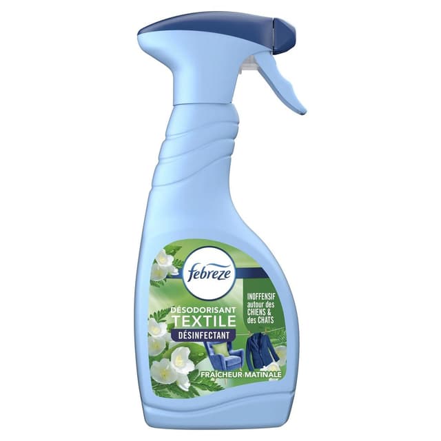 8006540897515 - Febreze - Désodorisant Désinfectant Textile Maison Fraîcheur Matinale