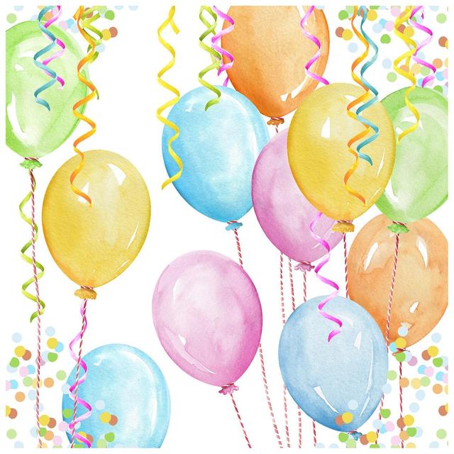 4021766288415 - Paperproducts Design - Serviette en papier Ballon Party