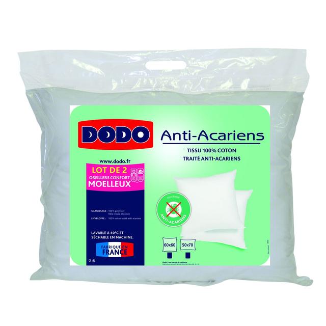3307418319715 - Dodo - Oreillers moelleux anti-acariens