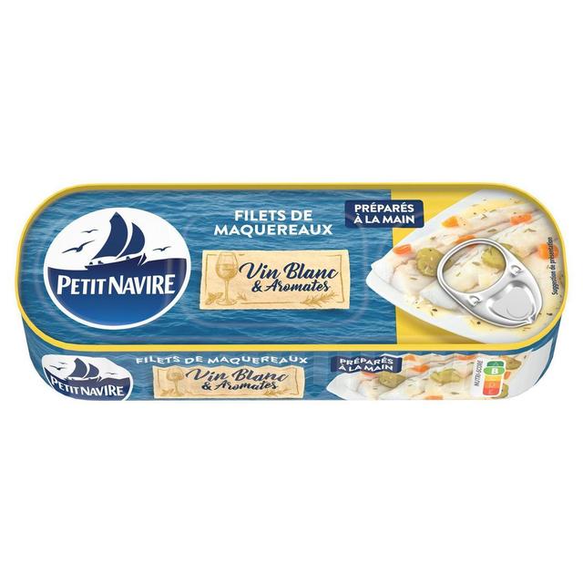 3019081241216 - Petit Navire - Filets de Maquereaux au Vin blanc Aromates