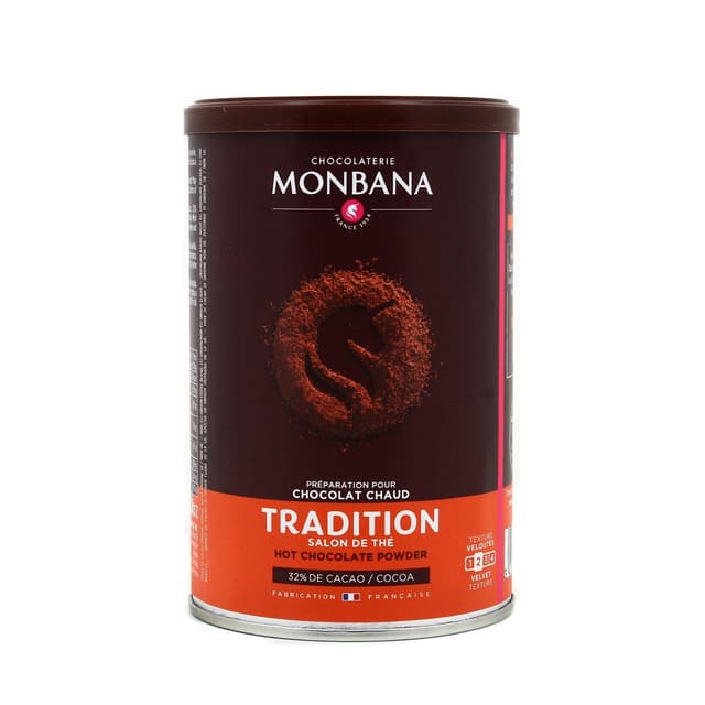 3474341201216 - Chocolaterie Monbana - Chocolat en Poudre Tradition