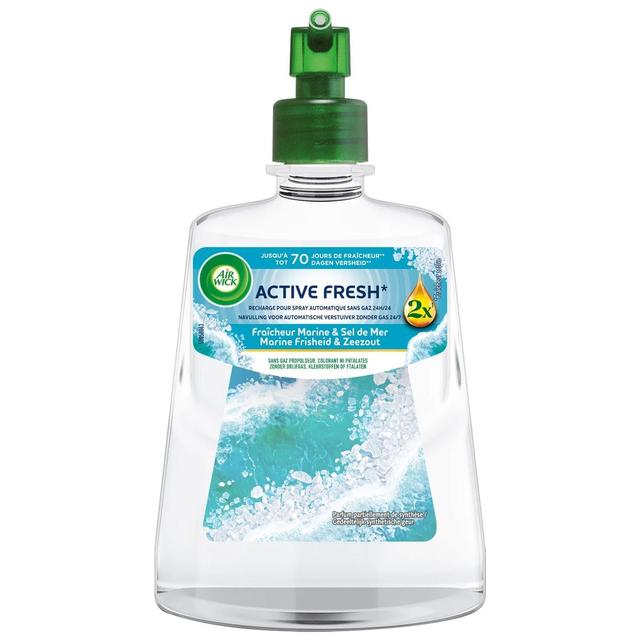 3665468302416 - Air Wick - Recharge pour diffuseur automatique sans Gaz Active Fresh 24h24 MARINE 