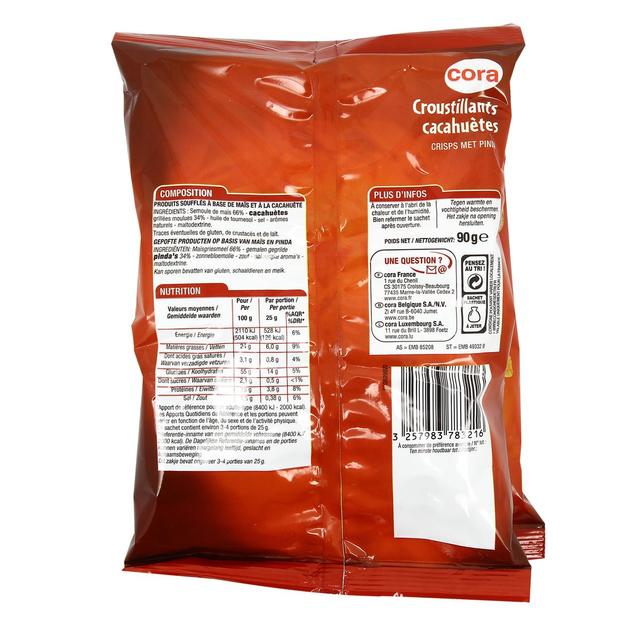 3257983783216 - Cora - Croustillants cacahuètes