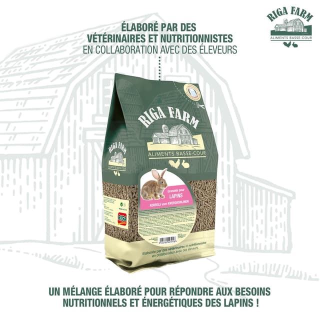 3166780023916 - Riga Farm - Granulés pour Lapins