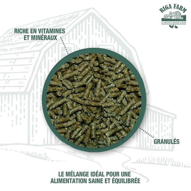 3166780023916 - Riga Farm - Granulés pour Lapins