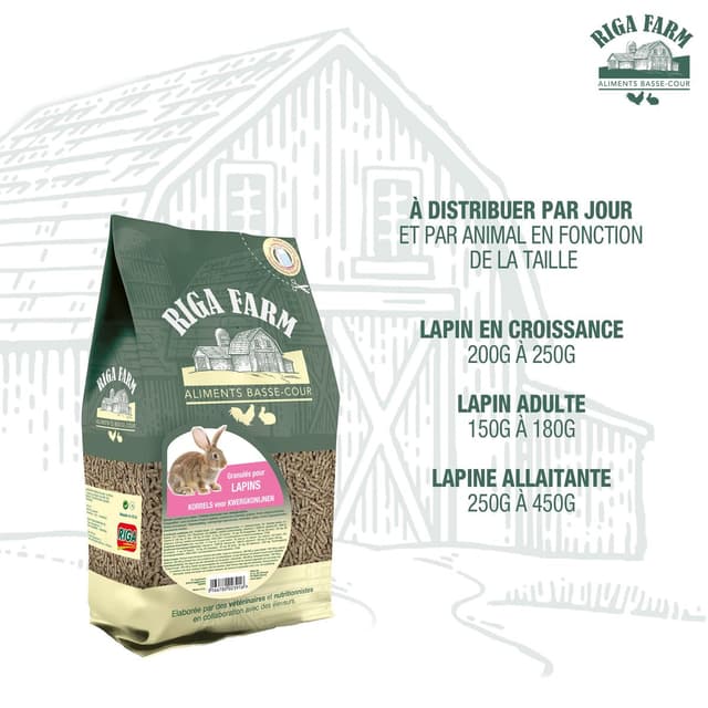 3166780023916 - Riga Farm - Granulés pour Lapins