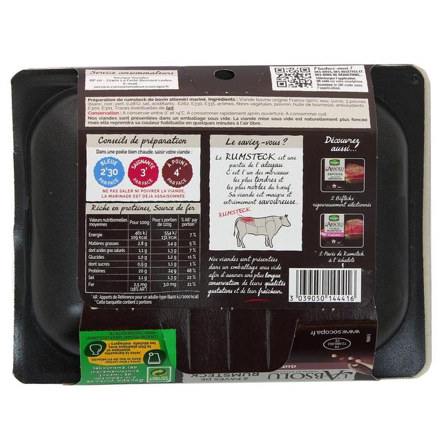 3039050144416 - Socopa - L'Absolu - Pavés de Rumsteck Marinés aux 3 poivres