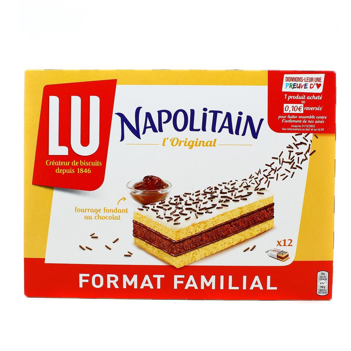 7622201815516 - Lu - Gâteau au chocolat l'original napolitain x12
