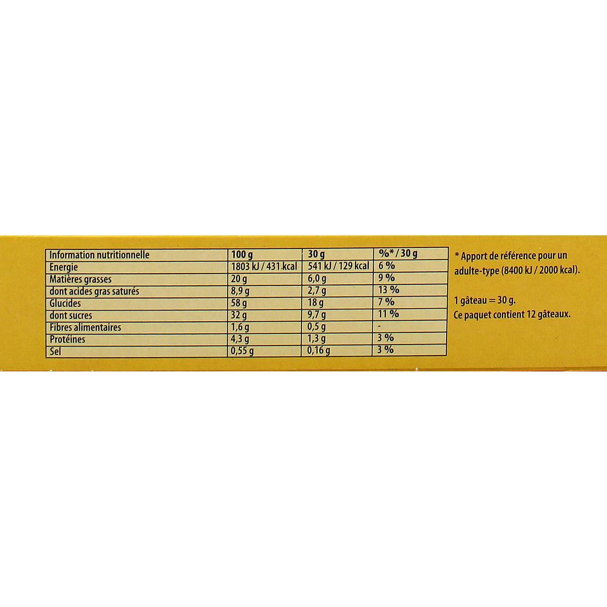 7622201815516 - Lu - Gâteau au chocolat l'original napolitain x12