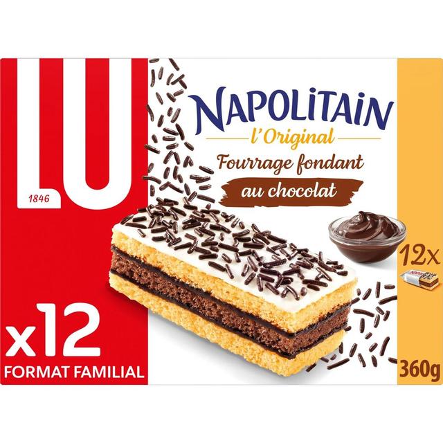 7622201815516 - Lu - Gâteau au chocolat l'original napolitain x12