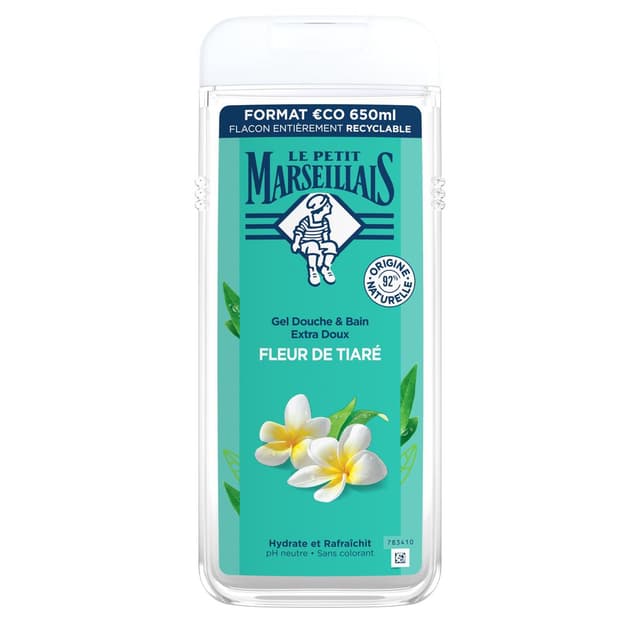3574661768816 - Le Petit Marseillais - Gel douche extra doux fleur de tiaré