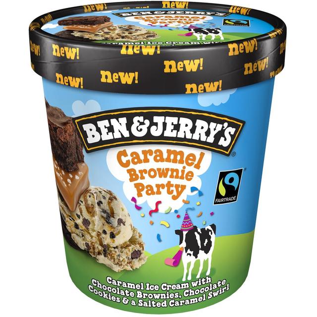 8711327318816 - Ben&Jerry's - Pot crème glacée caramel Brownie Party 500ml